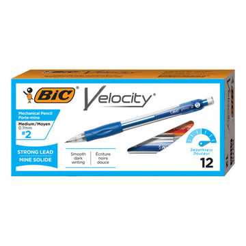BIC® Velocity Original Mechanical Pencil, 0.5 Mm, Hb (#2.5), Black Lead, Black Barrel, Dozen freeshipping - TVN Wholesale